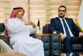 رئيس الاتحاد الدولي لكرة القدم المصغرة الدوسري يلتقي وزير الرياضة الليبي