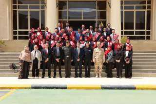 وفد طلابي من كليات الهندسة، والهندسة الإلكترونية بجامعة المنوفية يزور الكلية الفنية العسكرية