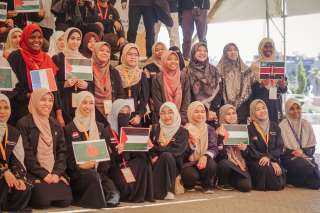 طلاب الأزهر الوافدين بالقاهرة في مهمة إنسانية عابرة للقارات