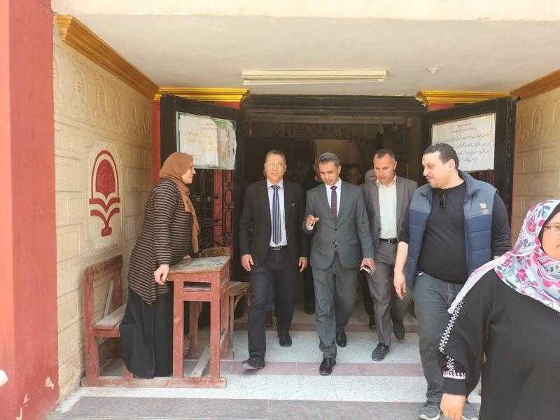جودة يتابع انتظام سير العملية التعليمية بمدارس إدارة فوة التعليمية