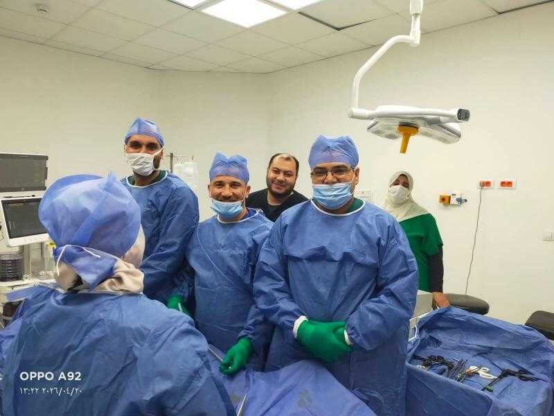 برافو مستشفى قها التخصصي انقذت عجوز تعاني من حصوات مرارية مصحوبة باكتشاف كيس كبير على المبيض