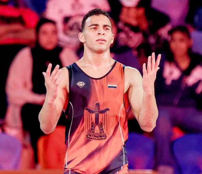 عبد الرحمن بطل مصارعة المشروع القومي للموهبة ابن كفر الشيخ ولاعب منتخب مصر ثانى أفريقيا