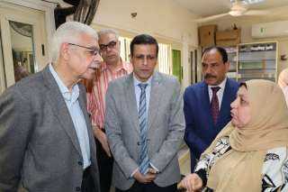 رئيس جامعة المنوفية يتفقد مستشفى الطلبة للاطمئنان على جودة الخدمات الطبية المقدمة للطلاب