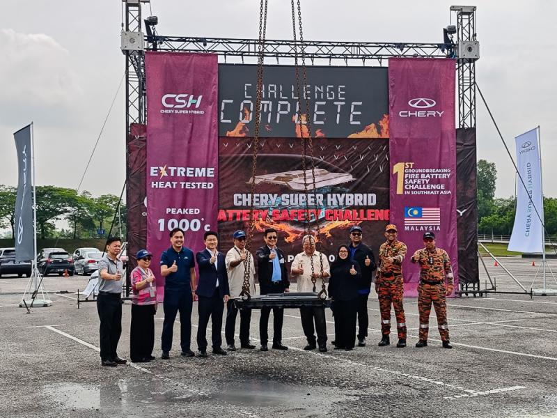 تحدي السلامة في ماليزيا يحقق نجاحًا كاملًا – بطارية CHERY CSH الهجينة تؤكد قوتها على المستوى العالمي