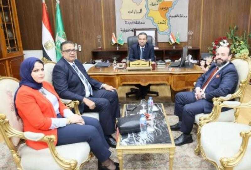 محافظ المنوفية يلتقي عميد معهد الأورام ومدير مستشفى الأورام بجامعة المنوفية لتعزيز الخدمات الطبية المقدمة للمرضى