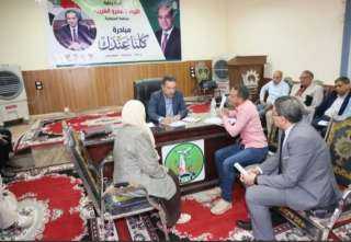 بحضور الأجهزة التنفيذية محافظ المنوفية يدشن أولى محطات مبادرة ” كلنا عندك” من قويسنا لحل شكاوى المواطنين