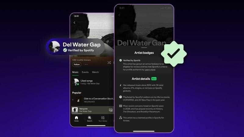الإعلان عن شارة توثيق جديدة من Spotify لتعزيز وضوح هوية الفنانين في عصر الذكاء الاصطناعي