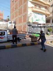 تنفيد لتوجيهات المحافظ..ازالات فورية لعدد من الاشغالات الثابتة والمتحركة بالشهداء