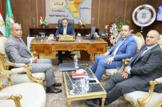 محافظ المنوفية يناقش مع رئيس شركة غاز مصر خط تكوير الخدمات