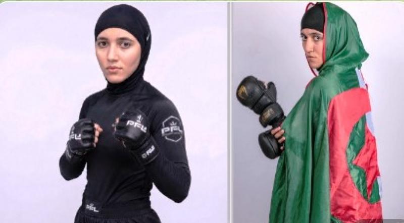 دانية أوحاشي: تمثيل الجزائر في PFL مسؤولية كبيرة وأسعى لإبراز قدرات المقاتلة الجزائرية