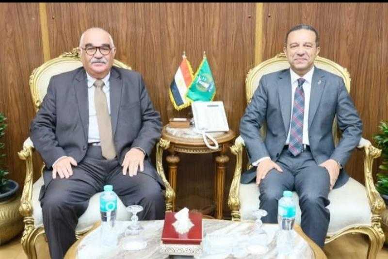 محافظ المنوفية يستقبل رئيس هيئة قضايا الدولة