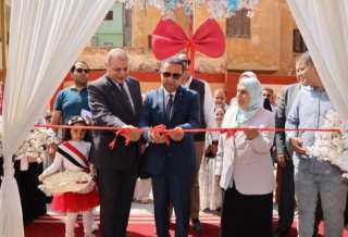 محافظ المنوفية يفتتح مدرستي ازهار الإبتدائية وام المؤمنين الإعدادية بتكلفة 50 مليون جنيها