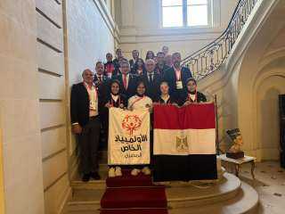 مصر تحصد الميدالية الفضية بكأس العالم لكرة القدم الموحدة للأولمبياد الخاص فى باريس