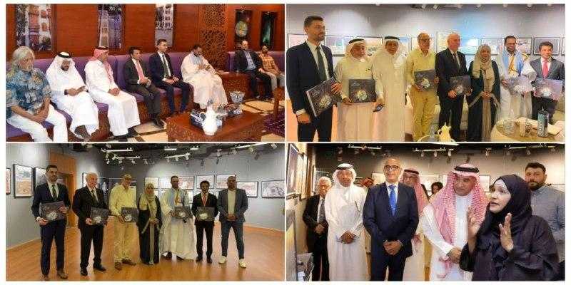 حضور دبلوماسي رفيع يعزز البعد الثقافي الدولي لمعرض «أطياف الحرمين حول العالم»