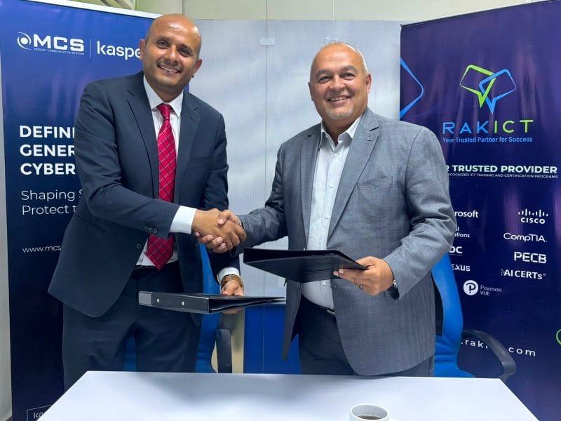 شركة RAKICT تعلن عن شراكة استراتيجية مع MCS لإطلاق محفظة التدريب الرسمية لكاسبرسكي