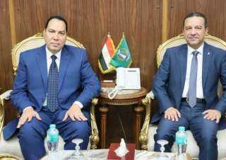 اللواء عمرو الغريب يستقبل مدير امن المنوفية ويؤكد استمرار التنسيق لدعم جهود الدولة في مواصلة التنمية
