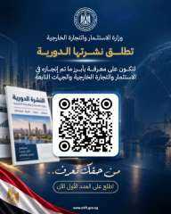 وزارة الاستثمار والتجارة الخارجية تطلق «النشرة الدورية» لرصد أداء ومؤشرات الاستثمار والتجارة الخارجية وأعمال الجهات التابعة